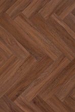 Кварцвиниловая плитка Aqua Floor Parquet Glue AF2518PG 610x122 Дуб Темный замковый кварц винил напольный